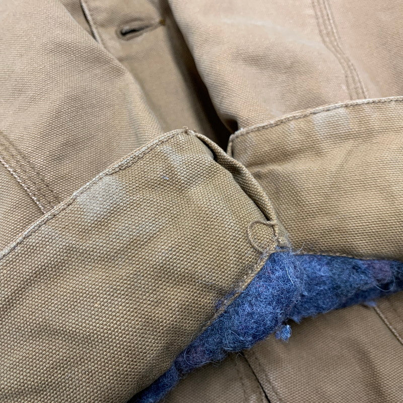 【中古品】【メンズ】 Carhartt カーハート 80-90S BLANKET LINER DUCK CHORE COAT ブランケット ライナー ダック チョア コート アウター 146-251022-cs-07-izu サイズ：不明 カラー：キャメル 万代Net店