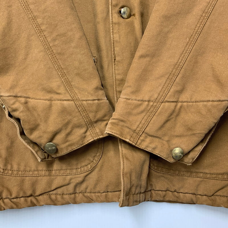 【中古品】【メンズ】 Carhartt カーハート 80-90S BLANKET LINER DUCK CHORE COAT ブランケット ライナー ダック チョア コート アウター 146-251022-cs-07-izu サイズ：不明 カラー：キャメル 万代Net店