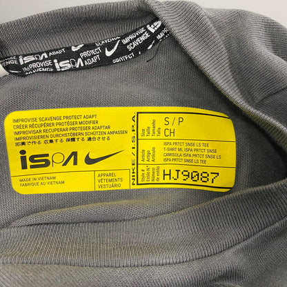 【中古品】【メンズ】 NIKE ナイキ HJ9087-010 ISPA LONG SLEEVE ロングスリーブ T-SHIRT Tシャツ トップス 長袖 148-251028-ya-02-izu サイズ：S カラー：グレー 万代Net店