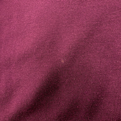 【中古品】【メンズ】 BOLD TIPPED CARDIGAN K3207 ボールド ティップド カーディガン 141-251027-as-24-izu サイズ：L カラー：バーガンディ系 万代Net店