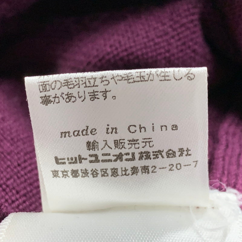 【中古品】【メンズ】 BOLD TIPPED CARDIGAN K3207 ボールド ティップド カーディガン 141-251027-as-24-izu サイズ：L カラー：バーガンディ系 万代Net店