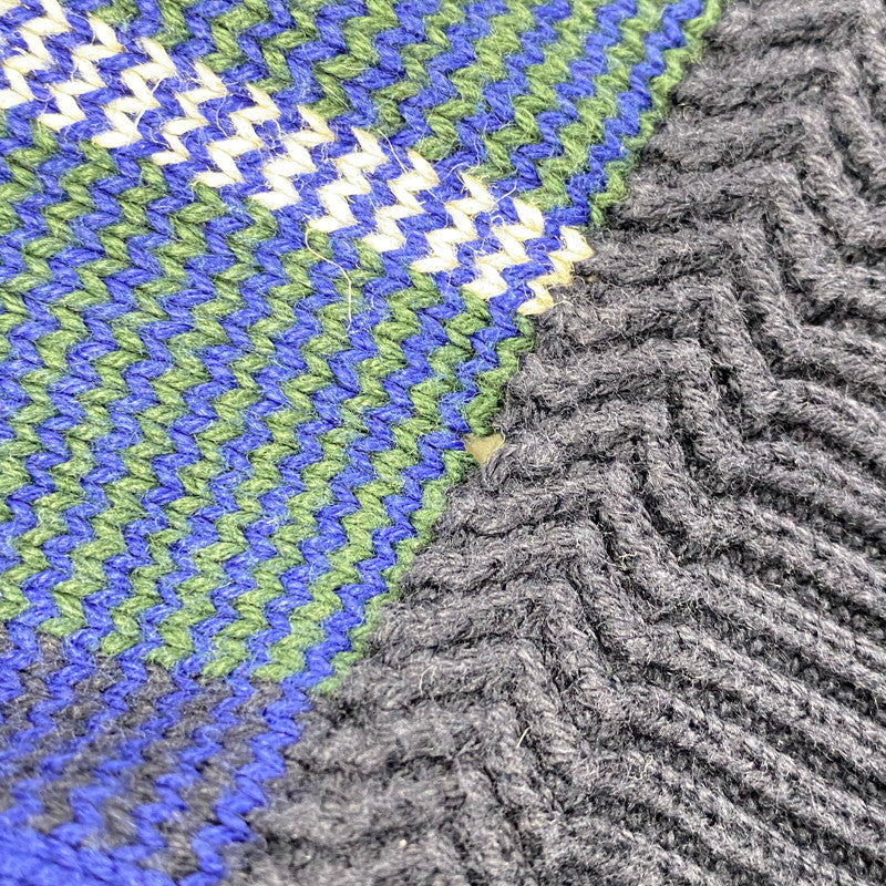 【現状渡し品】【メンズ】 NAUTICA ノーティカ COTTON KNIT SWEATER コットン ニット セーター 香港製 チェック 長袖 トップス 146-251028-as-20-izu サイズ：M カラー：マルチカラー 万代Net店