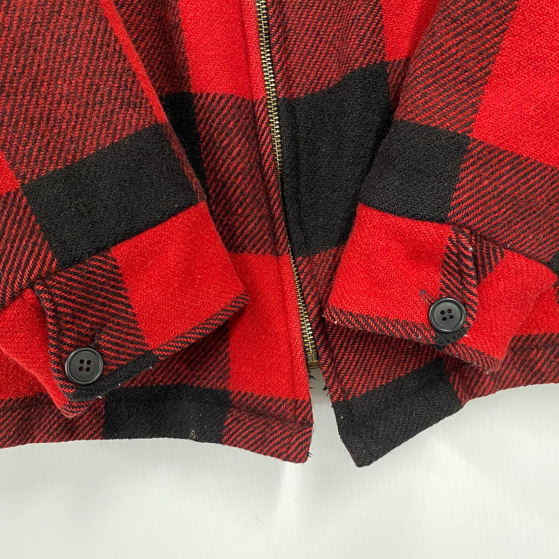 【中古品】【メンズ】 SAFTBAK サフトバック USA製 90S BOA LINER WOOL JACKET ボア ライナー ウール ジャケット アウター 146-251028-ya-10-izu サイズ：M カラー：レッド×ブラック 万代Net店