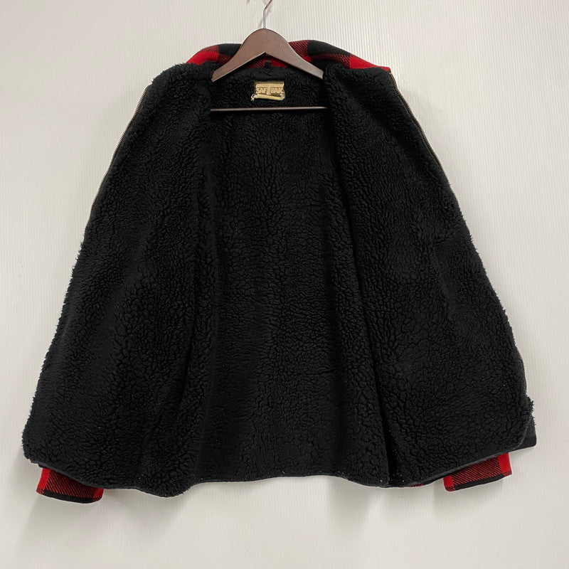 【中古品】【メンズ】 SAFTBAK サフトバック USA製 90S BOA LINER WOOL JACKET ボア ライナー ウール ジャケット アウター 146-251028-ya-10-izu サイズ：M カラー：レッド×ブラック 万代Net店