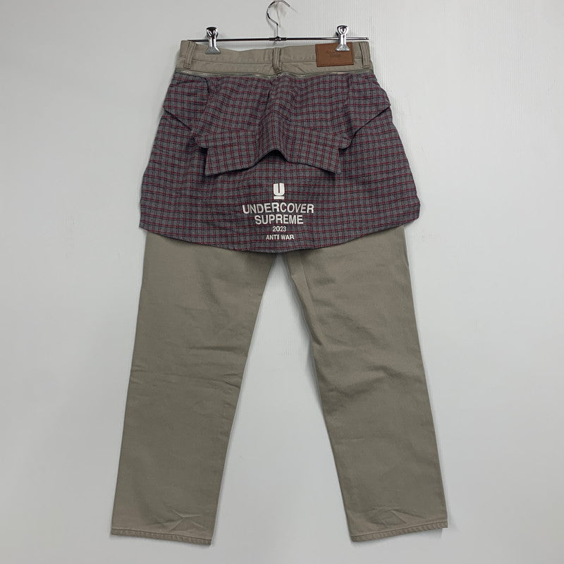 【中古品】【メンズ】 Supreme シュプリーム ×UNDERCOVER アンダーカバー 23SS LAYERED JEAN レイヤード ジーン ズボン ボトムス 149-251023-ya-01-izu サイズ：30 カラー：WASHED GREY 万代Net店