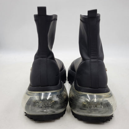 【中古品】【レディース】 YELLO イエロ SINGLE SNEAKER SHORT BOOTS シングル スニーカー ショートブーツ シューズ 靴 167-251028-as-34-izu サイズ：L カラー：ブラック 万代Net店