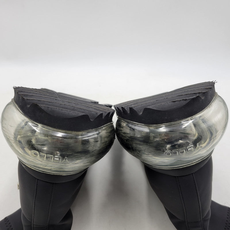 【中古品】【レディース】 YELLO イエロ SINGLE SNEAKER SHORT BOOTS シングル スニーカー ショートブーツ シューズ 靴 167-251028-as-34-izu サイズ：L カラー：ブラック 万代Net店