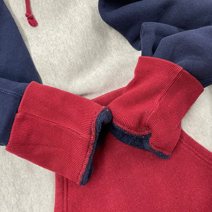 【中古品】【メンズ】 Champion チャンピオン REVERSE WEAVE COLOR SCHEME CHANGE DESIGN SWEAT SHIRT C3-Q115 リバースウィーブ パーカー 青単復刻タグ 長袖 トップス 148-251028-as-21-izu サイズ：XL カラー：マルチカラー 万代Net店