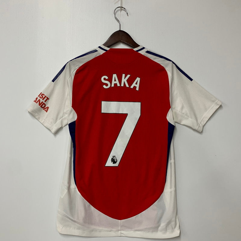 【中古品】【メンズ】 adidas アディダス ARSENAL FC SAKA 7 HOME UNIFORM ホーム ユニフォーム 半袖 トップス 148-251027-as-22-izu サイズ：M カラー：マルチカラー 万代Net店