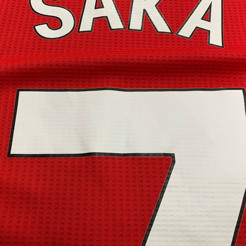 【中古品】【メンズ】 adidas アディダス ARSENAL FC SAKA 7 HOME UNIFORM ホーム ユニフォーム 半袖 トップス 148-251027-as-22-izu サイズ：M カラー：マルチカラー 万代Net店