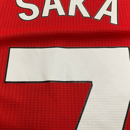 【中古品】【メンズ】 adidas アディダス ARSENAL FC SAKA 7 HOME UNIFORM ホーム ユニフォーム 半袖 トップス 148-251027-as-22-izu サイズ：M カラー：マルチカラー 万代Net店