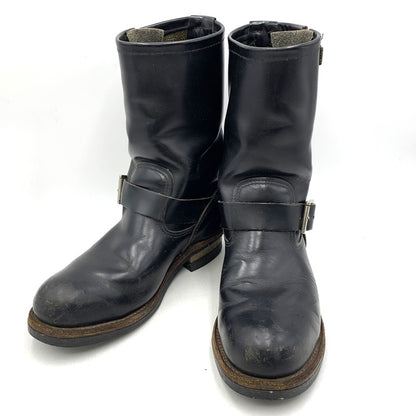 【現状渡し品】【メンズ/レディース】 RED WING レッドウィング ENGINEER BOOT 2268 エンジニアブーツ USA製 シューズ 靴 164-251024-as-03-izu サイズ：26cm カラー：ブラック 万代Net店