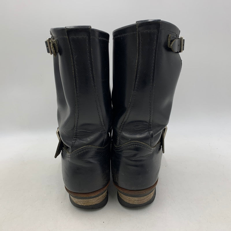 【現状渡し品】【メンズ/レディース】 RED WING レッドウィング ENGINEER BOOT 2268 エンジニアブーツ USA製 シューズ 靴 164-251024-as-03-izu サイズ：26cm カラー：ブラック 万代Net店