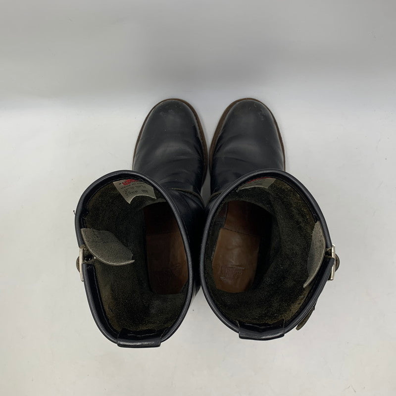 【現状渡し品】【メンズ/レディース】 RED WING レッドウィング ENGINEER BOOT 2268 エンジニアブーツ USA製 シューズ 靴 164-251024-as-03-izu サイズ：26cm カラー：ブラック 万代Net店