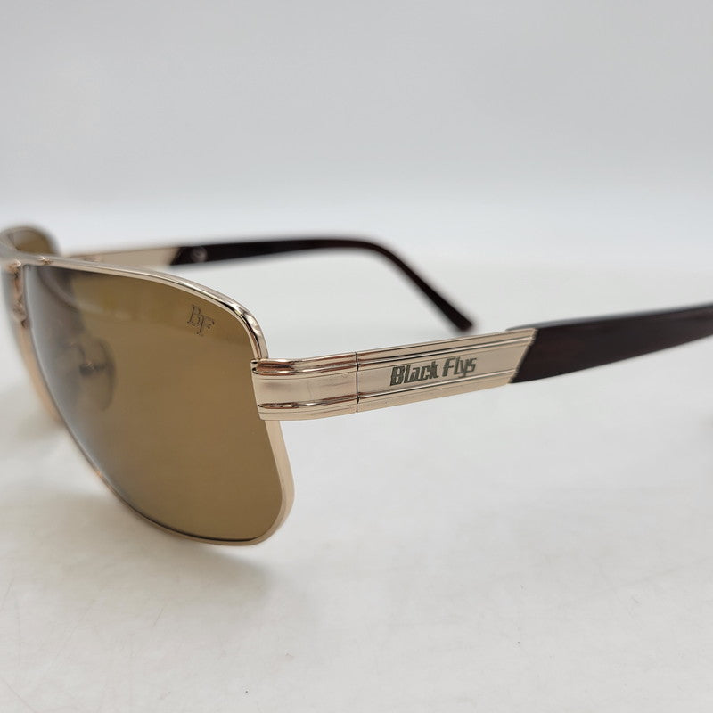 【現状渡し品】【メンズ/レディース】 BLACK FLYS ブラックフライズ FLY SAILOR SUNGLASSES フライセイラー サングラス 203-251027-as-30-izu カラー：ブラウン×ゴールド 万代Net店
