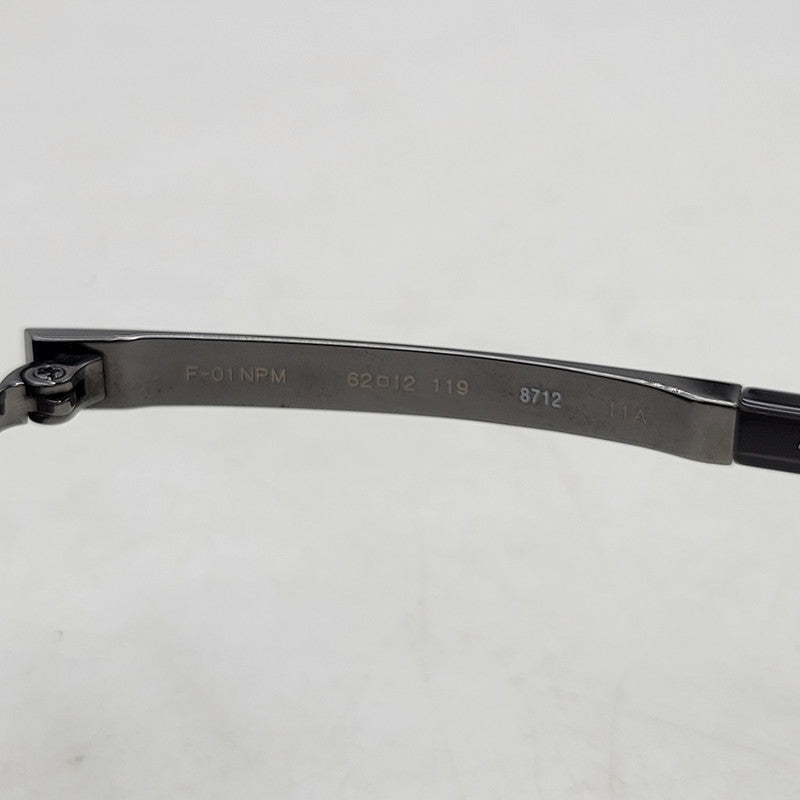 【中古品】【メンズ/レディース】 999.9 FEELSUN フォーナインズ・フィールサン SUNGLASSES F-01 NPM サングラス 203-251024-as-19-izu サイズ：62□12-119 カラー：ブラック系 万代Net店