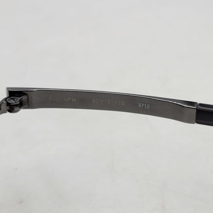 【中古品】【メンズ/レディース】 999.9 FEELSUN フォーナインズ・フィールサン SUNGLASSES F-01 NPM サングラス 203-251024-as-19-izu サイズ：62□12-119 カラー：ブラック系 万代Net店