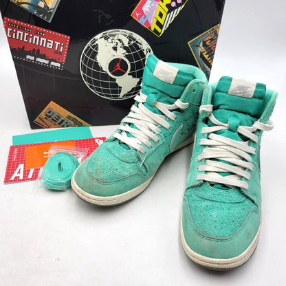 【中古品】【メンズ】 NIKE ナイキ × CORPORATE コーポレート JORDAN AIR SHIP PE SP FJ2384-301 ジョーダン エア シップ PE SP スニーカー シューズ 靴 160-251024-as-22-izu サイズ：27cm カラー：LIGHT MENTA/METALLIC SILVER 万代Net店