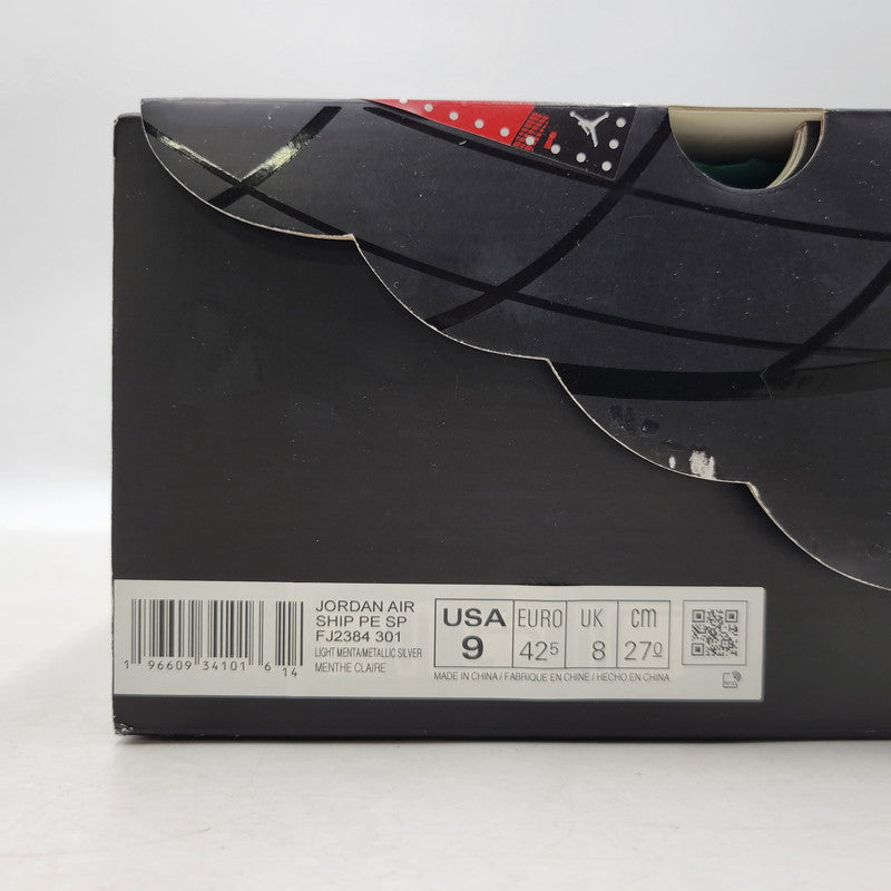 【中古品】【メンズ】 NIKE ナイキ × CORPORATE コーポレート JORDAN AIR SHIP PE SP FJ2384-301 ジョーダン エア シップ PE SP スニーカー シューズ 靴 160-251024-as-22-izu サイズ：27cm カラー：LIGHT MENTA/METALLIC SILVER 万代Net店