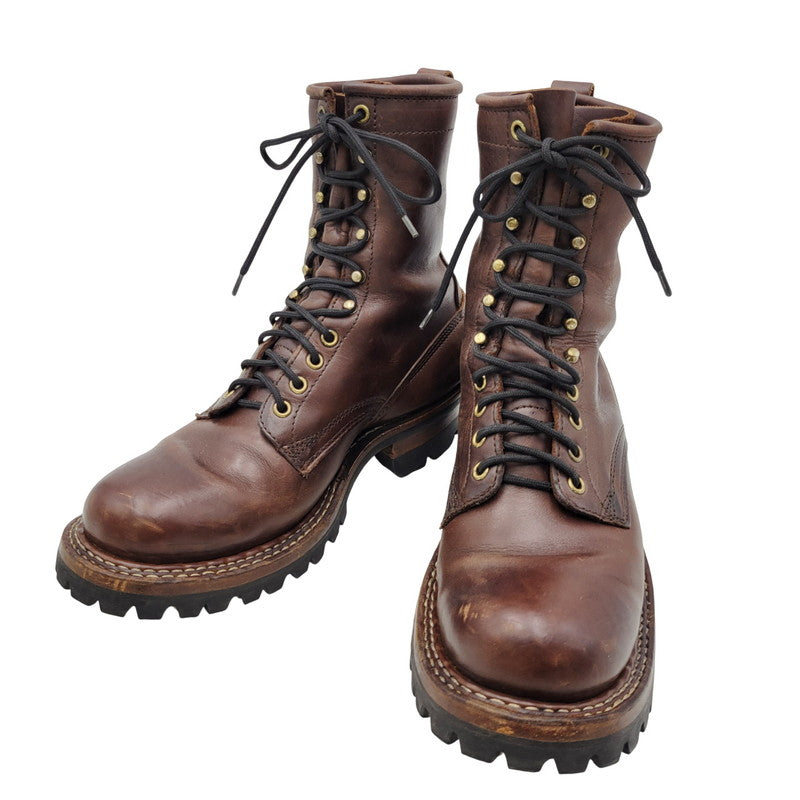 【中古品】【メンズ】 WHITE'S BOOTS ホワイツブーツ SMOKE JUMPER LACE UP WORK BOOT 0118 スモーク ジャンパー レースアップ ワークブーツ シューズ 靴 164-251024-as-24-izu サイズ：9.5E カラー：ブラウン 万代Net店
