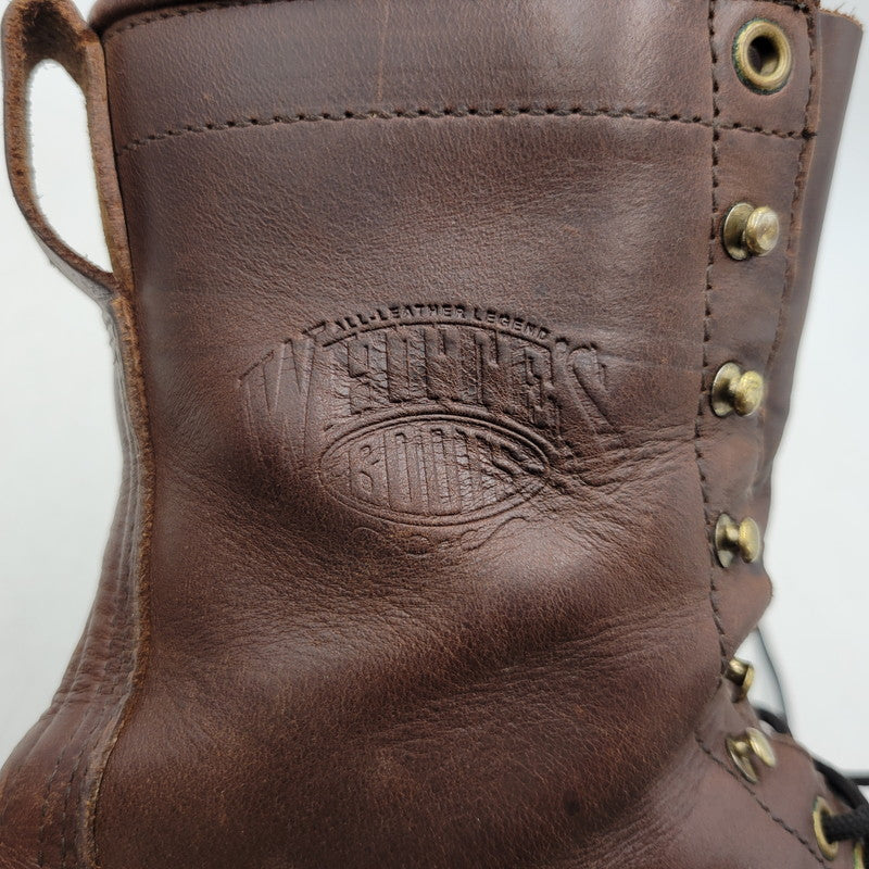 【中古品】【メンズ】 WHITE'S BOOTS ホワイツブーツ SMOKE JUMPER LACE UP WORK BOOT 0118 スモーク ジャンパー レースアップ ワークブーツ シューズ 靴 164-251024-as-24-izu サイズ：9.5E カラー：ブラウン 万代Net店