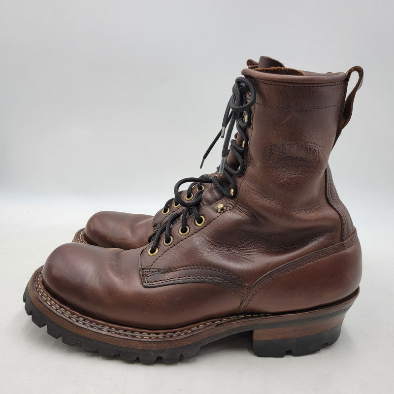 【中古品】【メンズ】 WHITE'S BOOTS ホワイツブーツ SMOKE JUMPER LACE UP WORK BOOT 0118 スモーク ジャンパー レースアップ ワークブーツ シューズ 靴 164-251024-as-24-izu サイズ：9.5E カラー：ブラウン 万代Net店