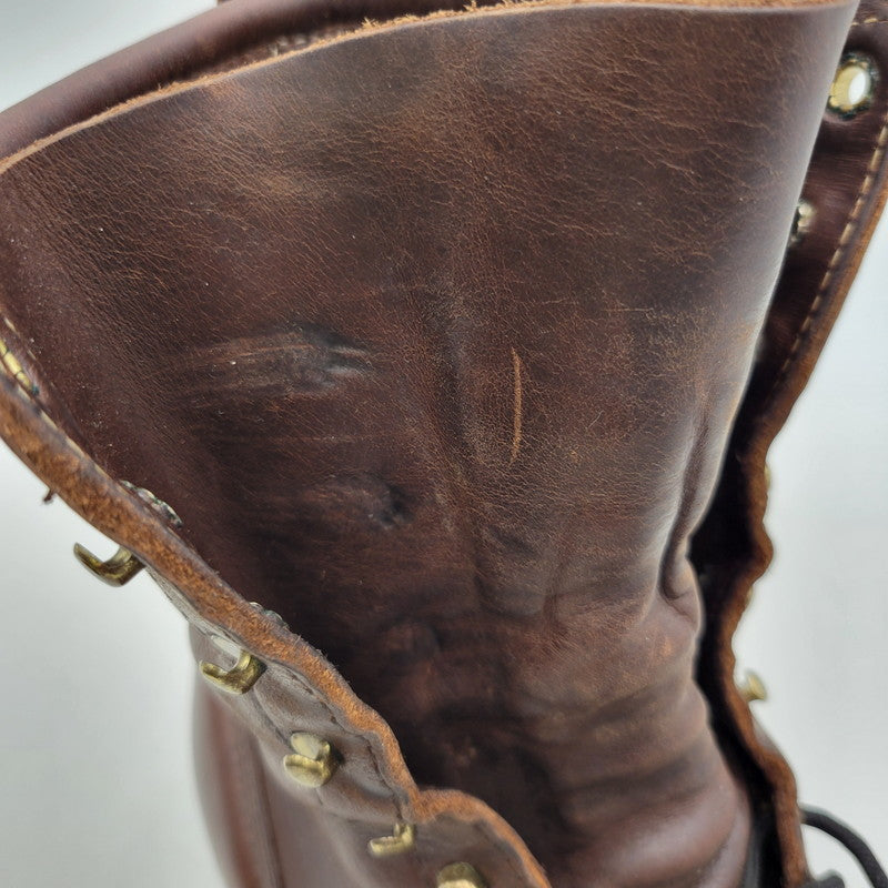 【中古品】【メンズ】 WHITE'S BOOTS ホワイツブーツ SMOKE JUMPER LACE UP WORK BOOT 0118 スモーク ジャンパー レースアップ ワークブーツ シューズ 靴 164-251024-as-24-izu サイズ：9.5E カラー：ブラウン 万代Net店