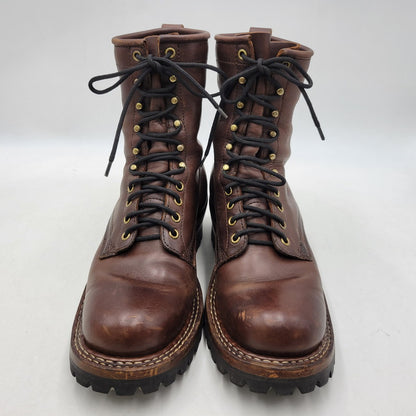 【中古品】【メンズ】 WHITE'S BOOTS ホワイツブーツ SMOKE JUMPER LACE UP WORK BOOT 0118 スモーク ジャンパー レースアップ ワークブーツ シューズ 靴 164-251024-as-24-izu サイズ：9.5E カラー：ブラウン 万代Net店