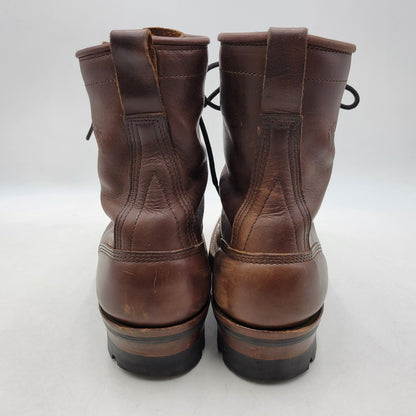 【中古品】【メンズ】 WHITE'S BOOTS ホワイツブーツ SMOKE JUMPER LACE UP WORK BOOT 0118 スモーク ジャンパー レースアップ ワークブーツ シューズ 靴 164-251024-as-24-izu サイズ：9.5E カラー：ブラウン 万代Net店