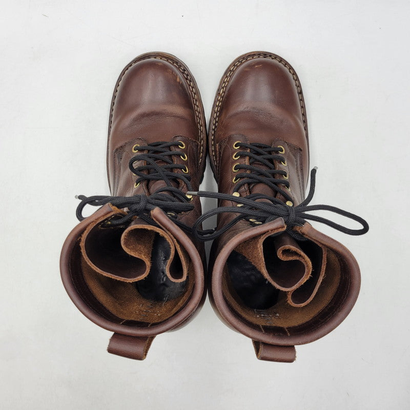 【中古品】【メンズ】 WHITE'S BOOTS ホワイツブーツ SMOKE JUMPER LACE UP WORK BOOT 0118 スモーク ジャンパー レースアップ ワークブーツ シューズ 靴 164-251024-as-24-izu サイズ：9.5E カラー：ブラウン 万代Net店