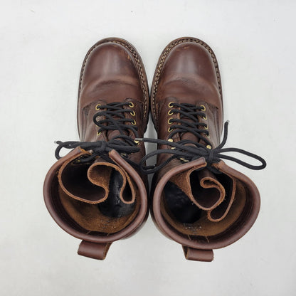 【中古品】【メンズ】 WHITE'S BOOTS ホワイツブーツ SMOKE JUMPER LACE UP WORK BOOT 0118 スモーク ジャンパー レースアップ ワークブーツ シューズ 靴 164-251024-as-24-izu サイズ：9.5E カラー：ブラウン 万代Net店