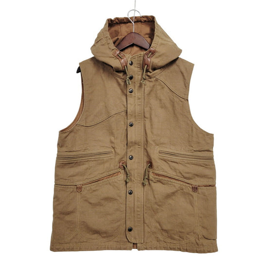 【中古美品】【メンズ】 COLIMBO コリンボ YARN DYED COTTON CANVAS SNIPER'S VEST ZZ-0116 スナイパー ベスト 145-251024-as-12-izu サイズ：L カラー：カーキ 万代Net店