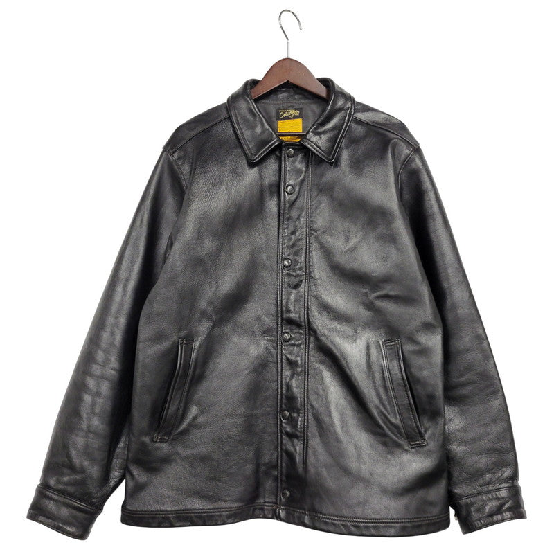 【中古美品】【メンズ】 COLIMBO コリンボ FLEXIBILITY HORSEHIDE HILL CITY LEATHER COACH JACKET ZZ-0135 ホースハイド ヒルシティ レザー コーチジャケット アウター 145-251024-as-13-izu サイズ：XL カラー：ブラック 万代Net店