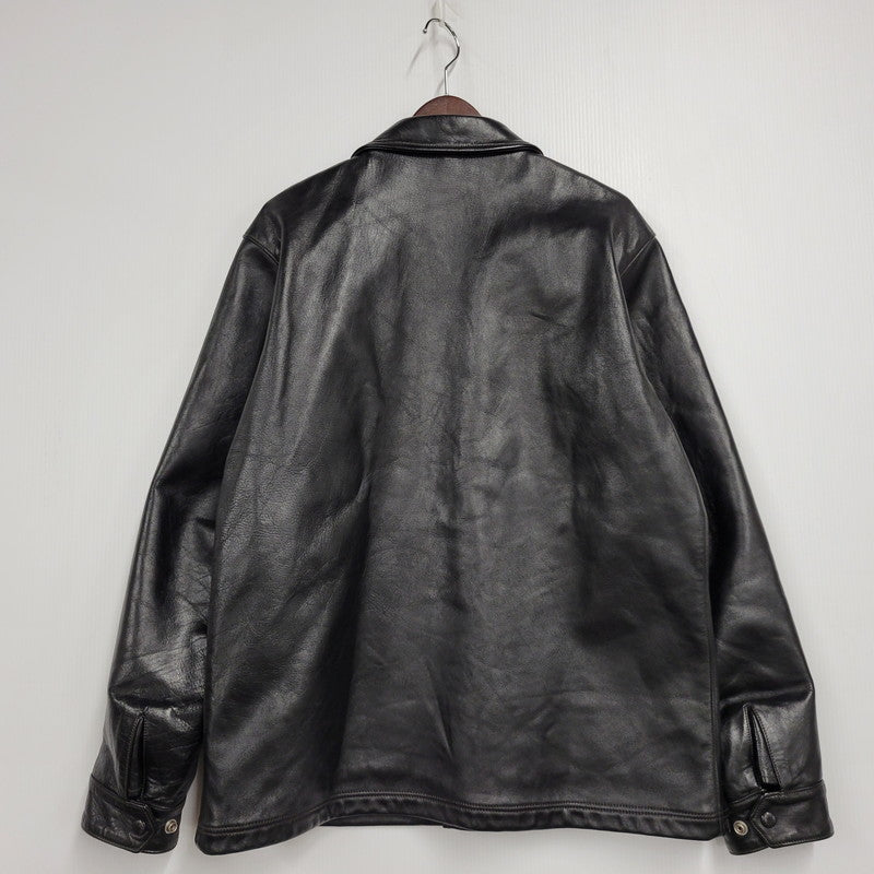 【中古美品】【メンズ】 COLIMBO コリンボ FLEXIBILITY HORSEHIDE HILL CITY LEATHER COACH JACKET ZZ-0135 ホースハイド ヒルシティ レザー コーチジャケット アウター 145-251024-as-13-izu サイズ：XL カラー：ブラック 万代Net店