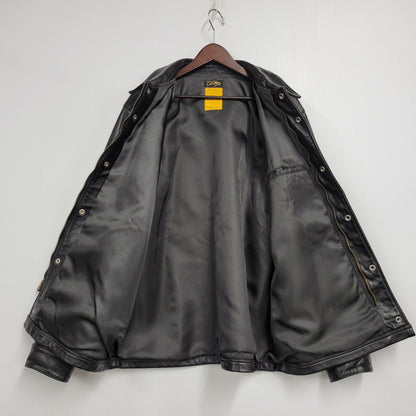 【中古美品】【メンズ】 COLIMBO コリンボ FLEXIBILITY HORSEHIDE HILL CITY LEATHER COACH JACKET ZZ-0135 ホースハイド ヒルシティ レザー コーチジャケット アウター 145-251024-as-13-izu サイズ：XL カラー：ブラック 万代Net店