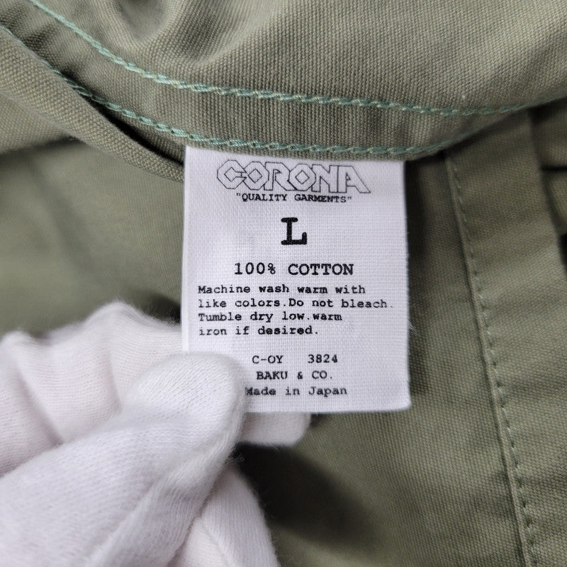 【中古美品】【メンズ】 THE CORONA UTILITY コロナ ユーティリティ JAC SUMMER FLY CJ070-25-02 ジャケット アウター 145-251024-as-11-izu サイズ：L カラー：グリーン系 万代Net店