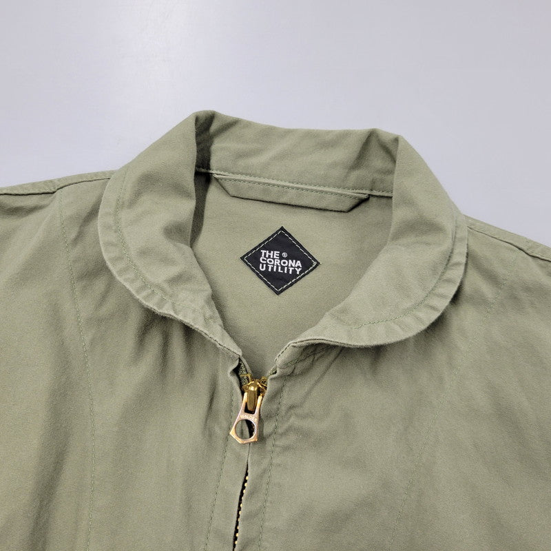 【中古美品】【メンズ】 THE CORONA UTILITY コロナ ユーティリティ JAC SUMMER FLY CJ070-25-02 ジャケット アウター 145-251024-as-11-izu サイズ：L カラー：グリーン系 万代Net店