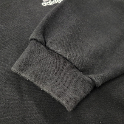 【中古品】【メンズ】 adidas アディダス SMALL PERFORMANCE LOGO CREWNECK SWEATSHIRT スモール パフォーマンス ロゴ クルーネック スウェットシャツ USA製 トレーナー 長袖 トップス 146-251101-as-13-izu サイズ：XL カラー：ブラック 万代Net店