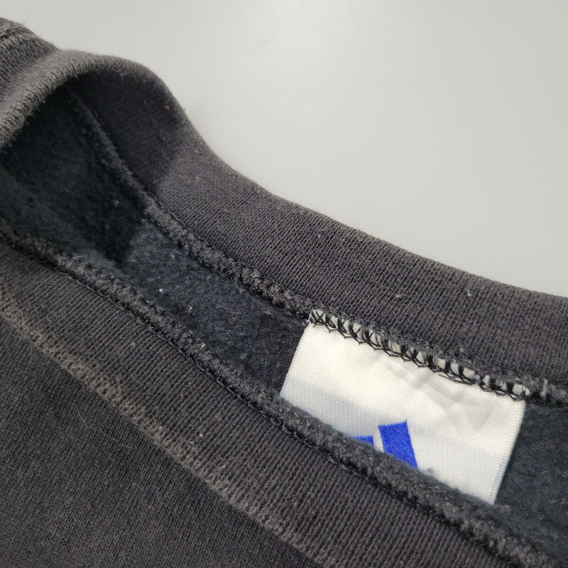 【中古品】【メンズ】 adidas アディダス SMALL PERFORMANCE LOGO CREWNECK SWEATSHIRT スモール パフォーマンス ロゴ クルーネック スウェットシャツ USA製 トレーナー 長袖 トップス 146-251101-as-13-izu サイズ：XL カラー：ブラック 万代Net店