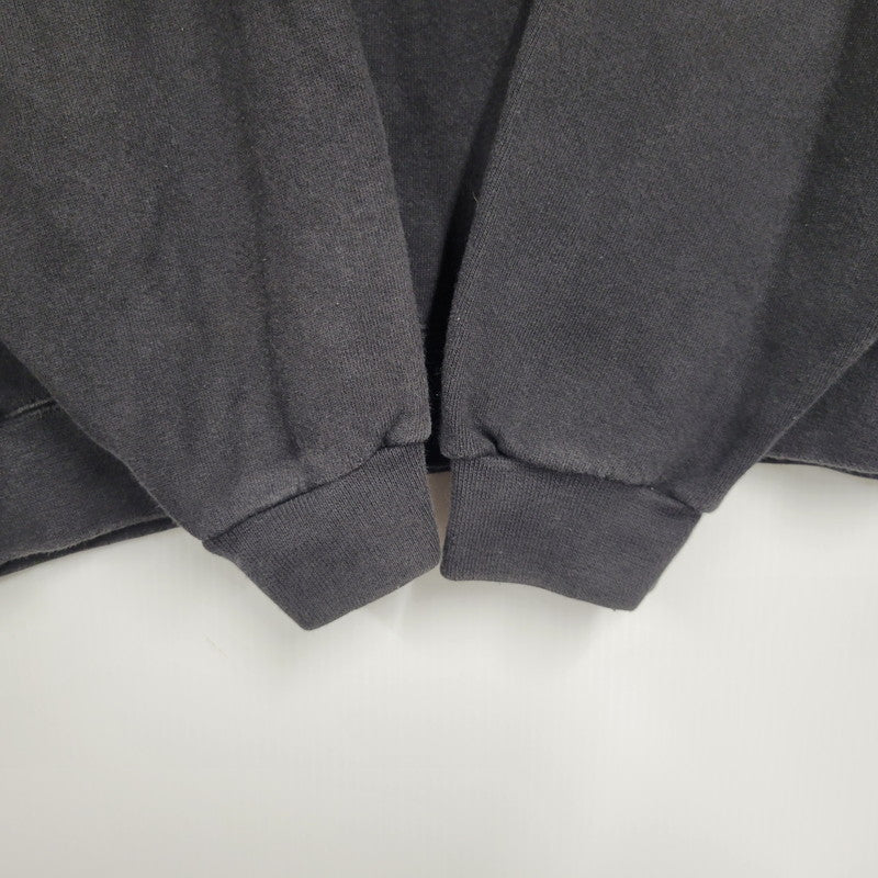 【中古品】【メンズ】 adidas アディダス SMALL PERFORMANCE LOGO CREWNECK SWEATSHIRT スモール パフォーマンス ロゴ クルーネック スウェットシャツ USA製 トレーナー 長袖 トップス 146-251101-as-13-izu サイズ：XL カラー：ブラック 万代Net店