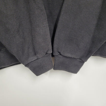 【中古品】【メンズ】 adidas アディダス SMALL PERFORMANCE LOGO CREWNECK SWEATSHIRT スモール パフォーマンス ロゴ クルーネック スウェットシャツ USA製 トレーナー 長袖 トップス 146-251101-as-13-izu サイズ：XL カラー：ブラック 万代Net店