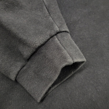 【中古品】【メンズ】 adidas アディダス SMALL PERFORMANCE LOGO CREWNECK SWEATSHIRT スモール パフォーマンス ロゴ クルーネック スウェットシャツ USA製 トレーナー 長袖 トップス 146-251101-as-13-izu サイズ：XL カラー：ブラック 万代Net店