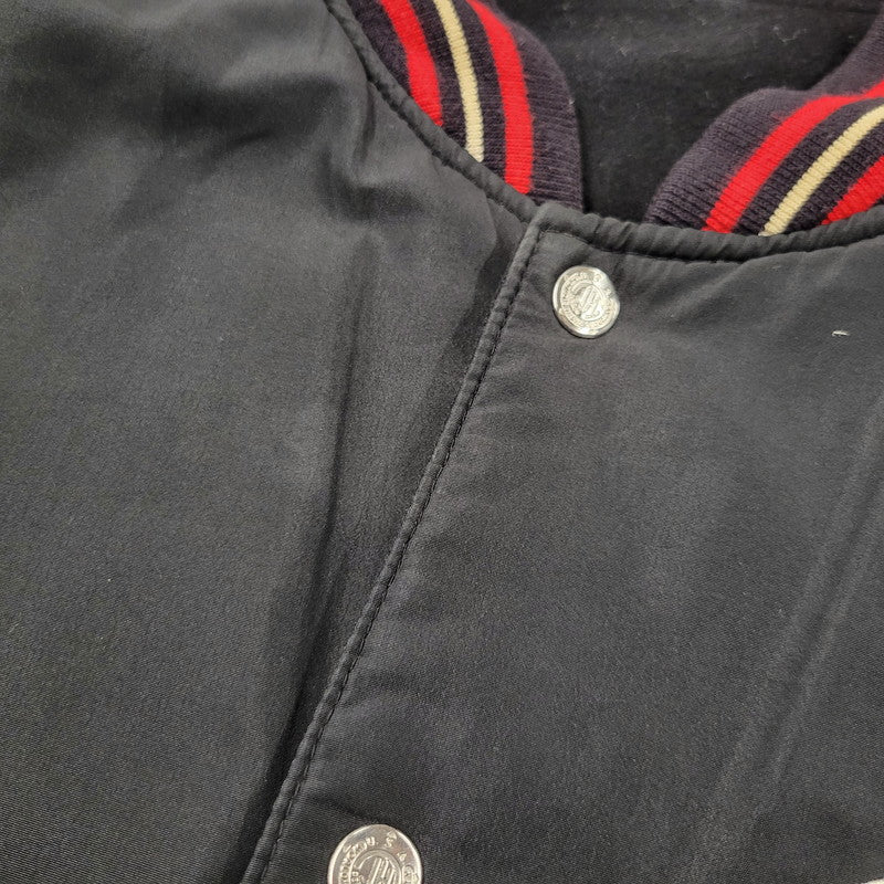 【中古品】【メンズ】 JH DESIGN ジェイエイチデザイン GEORGIA BULLDOGS REVERSIBLE STADIUM JACKET ジョージア ブルドッグズ リバーシブル スタジアムジャケット 韓国製 スタジャン アウター 146-251026-as-09-izu サイズ：XL カラー：ブラック/マルチカラー 万代Net店