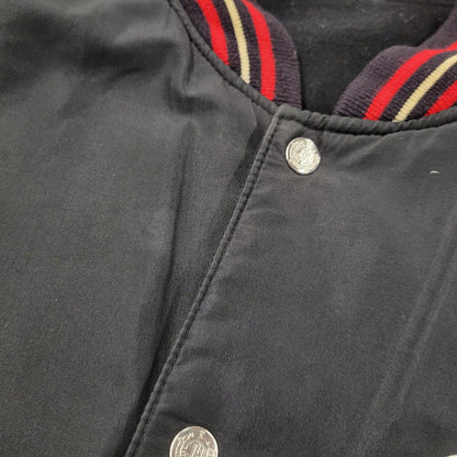 【中古品】【メンズ】 JH DESIGN ジェイエイチデザイン GEORGIA BULLDOGS REVERSIBLE STADIUM JACKET ジョージア ブルドッグズ リバーシブル スタジアムジャケット 韓国製 スタジャン アウター 146-251026-as-09-izu サイズ：XL カラー：ブラック/マルチカラー 万代Net店