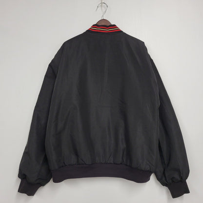【中古品】【メンズ】 JH DESIGN ジェイエイチデザイン GEORGIA BULLDOGS REVERSIBLE STADIUM JACKET ジョージア ブルドッグズ リバーシブル スタジアムジャケット 韓国製 スタジャン アウター 146-251026-as-09-izu サイズ：XL カラー：ブラック/マルチカラー 万代Net店