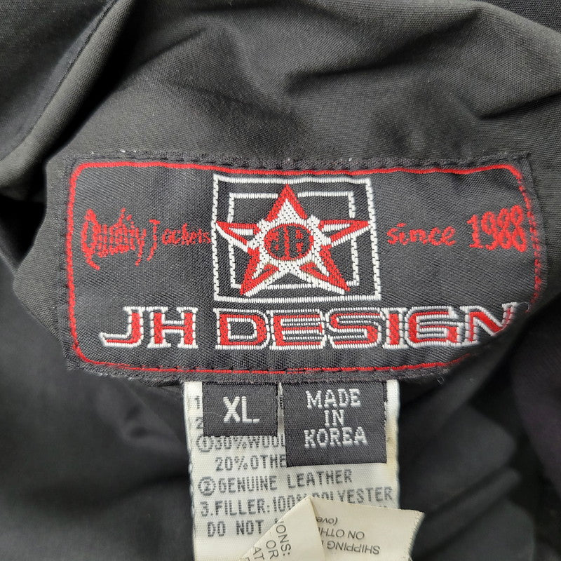 【中古品】【メンズ】 JH DESIGN ジェイエイチデザイン GEORGIA BULLDOGS REVERSIBLE STADIUM JACKET ジョージア ブルドッグズ リバーシブル スタジアムジャケット 韓国製 スタジャン アウター 146-251026-as-09-izu サイズ：XL カラー：ブラック/マルチカラー 万代Net店