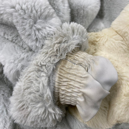 【中古品】【レディース】 NIKE ナイキ WMNS NSW BIG SWOOSH FAUX FUR JACKET DO3792-025 ウィメンズ ビッグスウッシュ フェイクファージャケット アウター 169-251028-as-23-izu サイズ：M カラー：ライトブルー 万代Net店