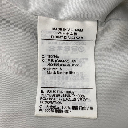 【中古品】【レディース】 NIKE ナイキ WMNS NSW BIG SWOOSH FAUX FUR JACKET DO3792-025 ウィメンズ ビッグスウッシュ フェイクファージャケット アウター 169-251028-as-23-izu サイズ：M カラー：ライトブルー 万代Net店