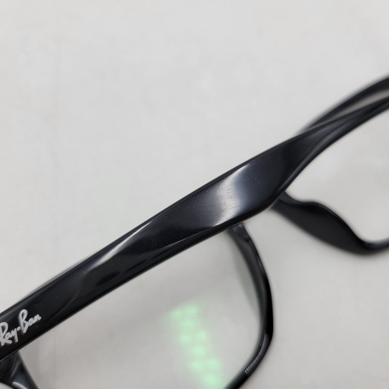 【中古品】【メンズ/レディース】 Ray-Ban レイバン OPTICS SUNGLASSES RB5279F サングラス メガネ 眼鏡 203-251028-as-44-izu サイズ：55□18-145 カラー：ブラック×クリア 万代Net店