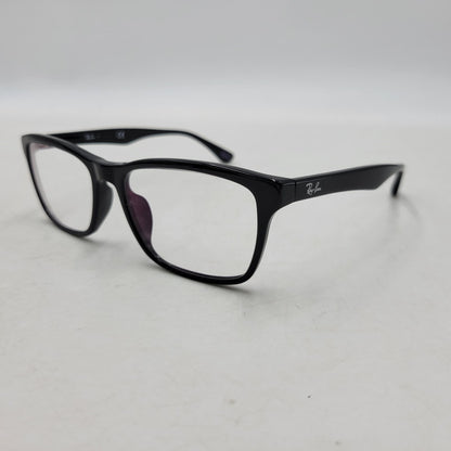 【中古品】【メンズ/レディース】 Ray-Ban レイバン OPTICS SUNGLASSES RB5279F サングラス メガネ 眼鏡 203-251028-as-44-izu サイズ：55□18-145 カラー：ブラック×クリア 万代Net店